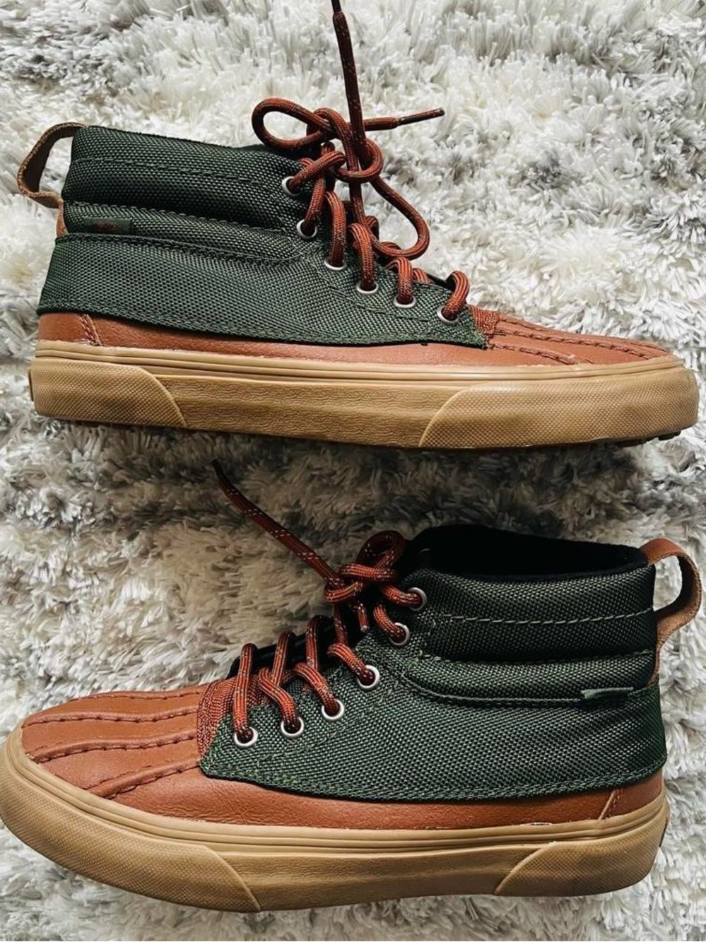 Vans Sk8-Hi MTE Del Pato Mens 7.5 Womens 9 Duck Toe Boots